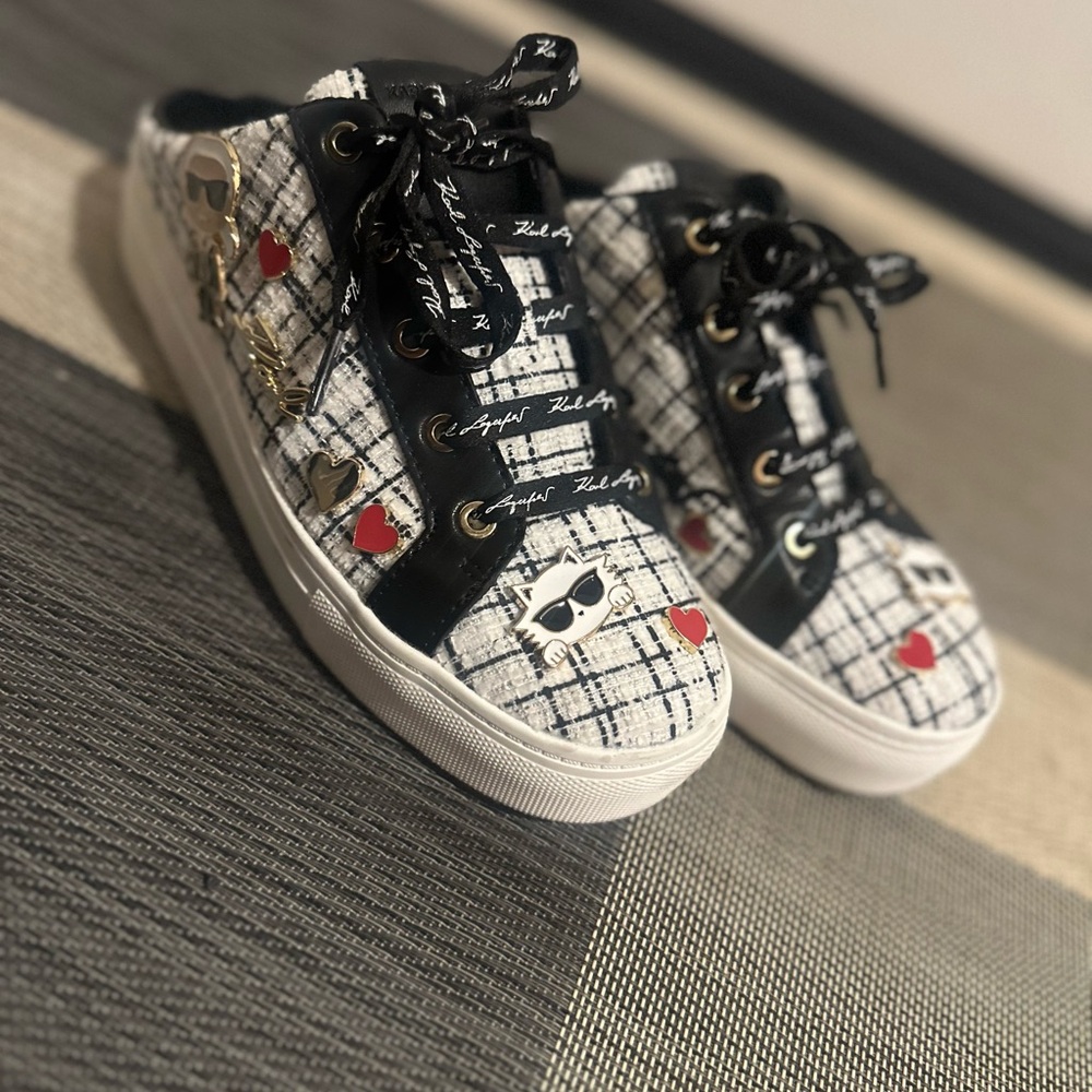Karl lagerfeld slip on sneakers